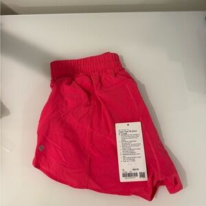 Lululemon track that high rise short 4” lined